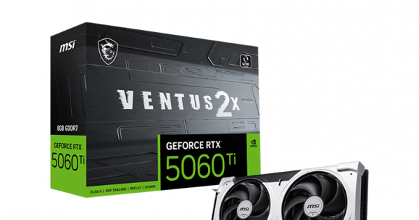 MSI GeForce RTX™ 5060 Ti 8G VENTUS 2X PLUS Graphics Card